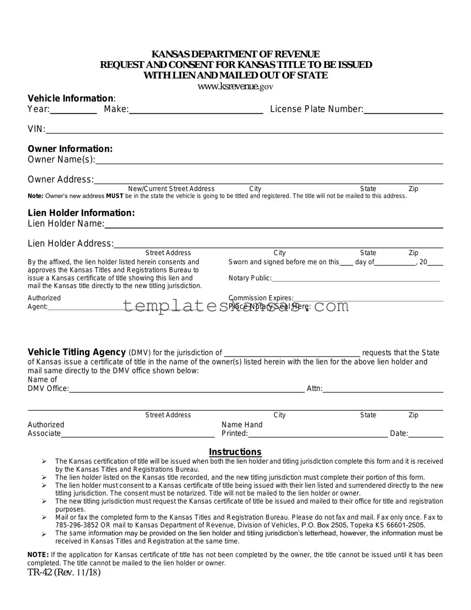 Kansas Tr 42 Template